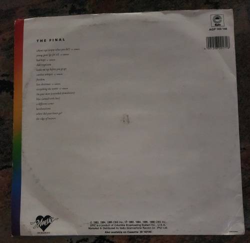 WHAM The Final - Double LP (Very Good/Very Good) Epic AGP 143/144 SA Pressing 1986