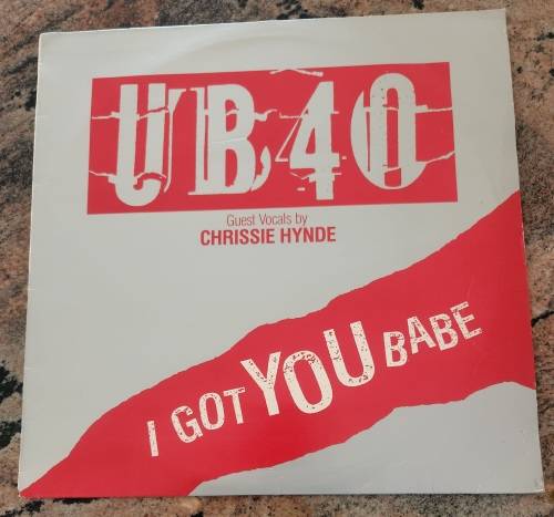 UB40 Ft. CHRISSIE HYNDE I Got You Babe - ``12 MAXI (VG+/VG) Virgin VS 648 12 SA Pressing 1985 - RARE