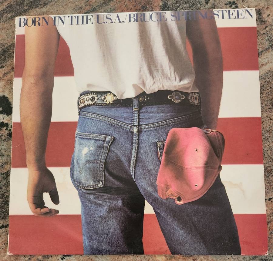 BRUCE SPRINGSTEEN Born In The USA (Very Good+/Very Good+) CBS DNW 2985 SA Pressing 1984
