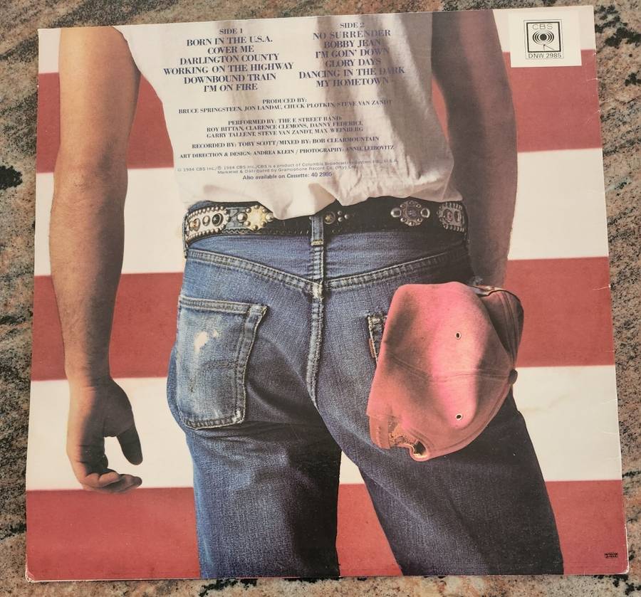 BRUCE SPRINGSTEEN Born In The USA (Very Good+/Very Good+) CBS DNW 2985 SA Pressing 1984