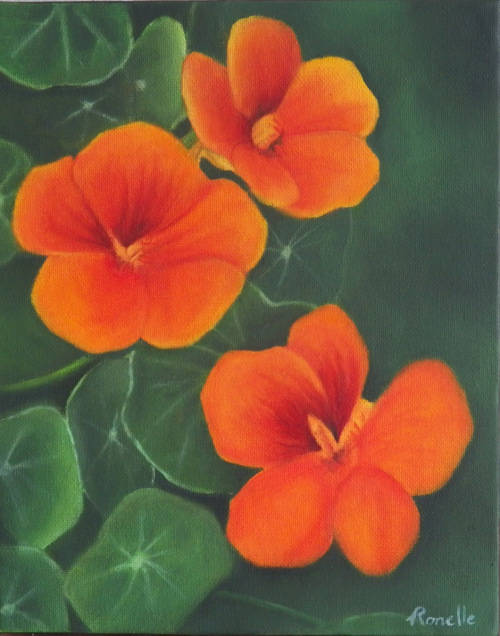 "Kappertjies" - Oil painting on canvas