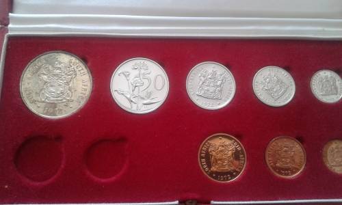 1972 PROOF SET ---WITH R1 SILVER ----NO GOLD