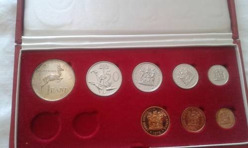 1972 PROOF SET ---WITH R1 SILVER ----NO GOLD