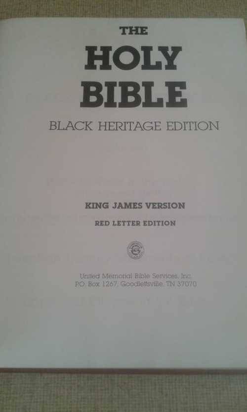 BIBLE  KING JAMES VERSION  (KJV) - LARGE  PRINT FAMILY BIBLE ###Brand NEW