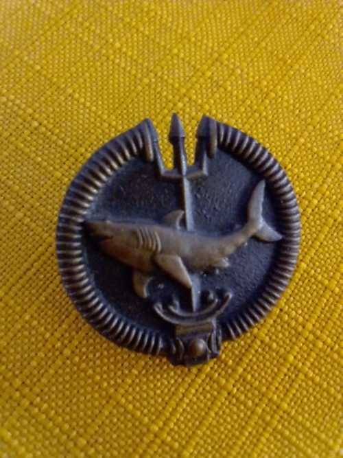 SADF RECCE ATTACK DIVERS BADGE - bronze