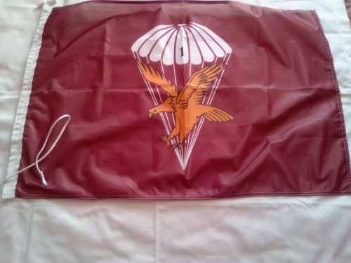 SADF 1 PARACHUTE BATTALION COMMEMORATIVE (STORM) FLAG - RARE