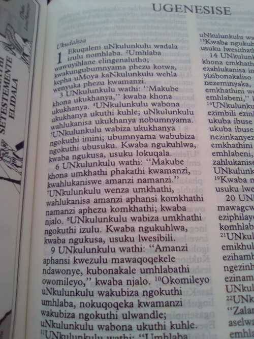 ZULU BIBLE - IN BEAUTIFUL LEATHER COVER