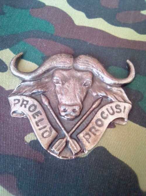 SADF 32 BATTALION PLAQUE BADGE - SOUGHT AFTER- RARE