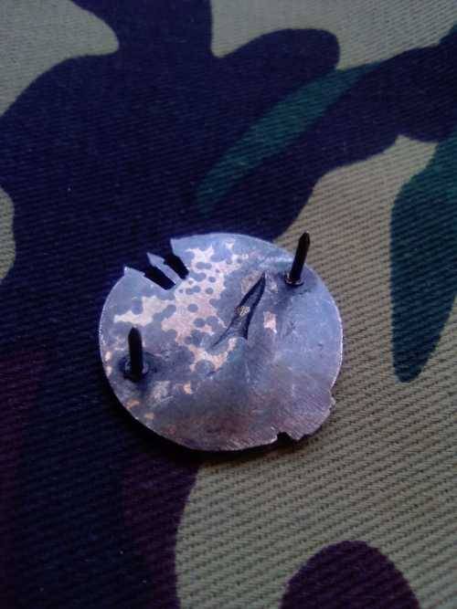 SADF RECCE ATTACK DIVERS MESS DRESS BADGE - oxidized- SILVER