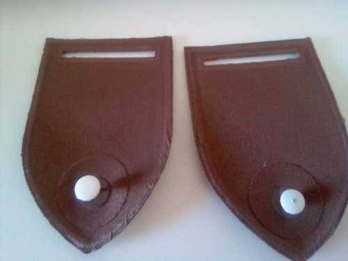 SADF SET OF  INFANTRY HEAD QUARTERS COMPANY TUPPER FLASHES (SLIP ON)