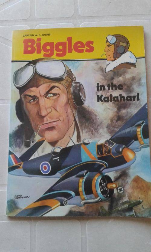 BIGGLES  (BOOK)- IN THE KALAHARI -(HARDCOVER) GREAT CLASSICAL
