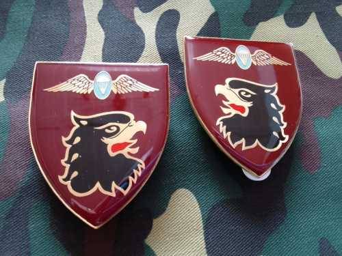 SADF / SA ARMY 44 PARACHUTE BRIGADE STATIC LINE INSTRUCTOR SHOULDER FLASH SET
