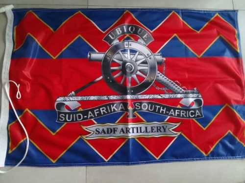 SADF ARTILLERY COMMEMORATIVE FLAG - RARE - ONLY 2 AVAILABLE - BID PER FLAG