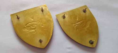 SADF / SA ARMY  3 PARACHUTE BATTALION SHOULDER FLASH SET -ALL PINS