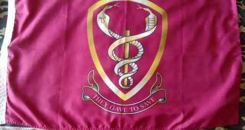 SADF / SAMS MEDICAL SERVICES  COMMEMORATIVE FLAG