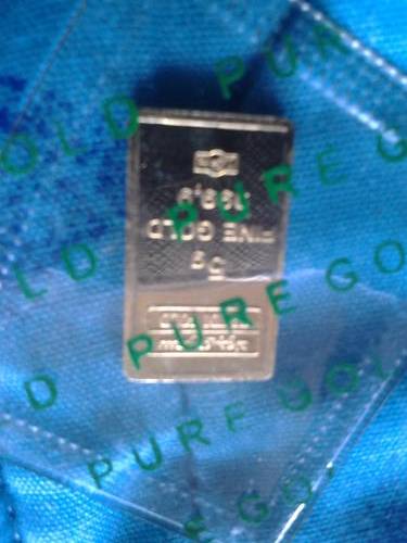 5 gram 24 K Gold Bar