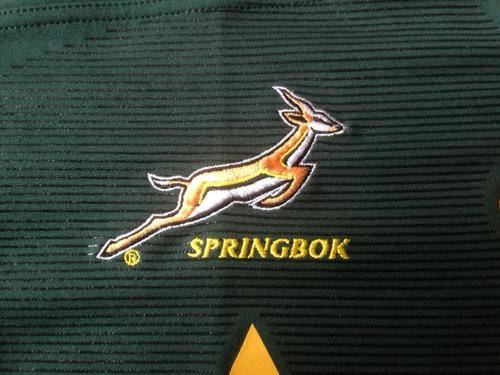 Team Issue ASICS Springbok rugby jersey Autumn Tour 2014 SIZE 2XL