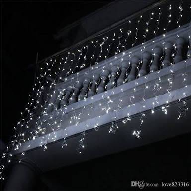 Fairy led curtain 3m x  3m white/multi color
