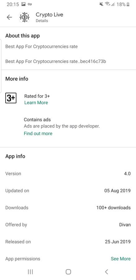 Crypto Application + Website For Sale