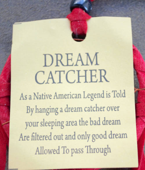 Dream catcher - bones - black (6cm)