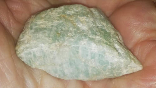 Amazonite is a fantastic energy filter.  Rough