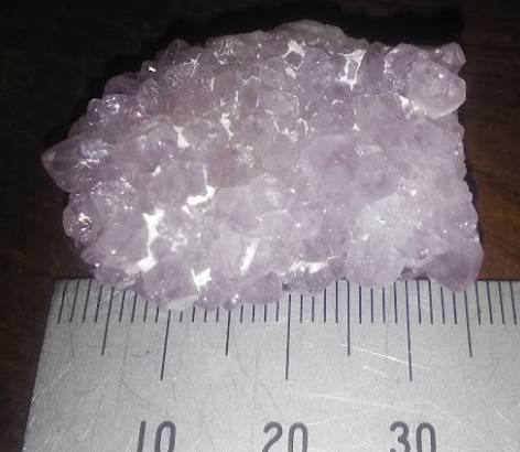 Amethyst Spirit Quartz  purification, protection, and spiritual evolution.