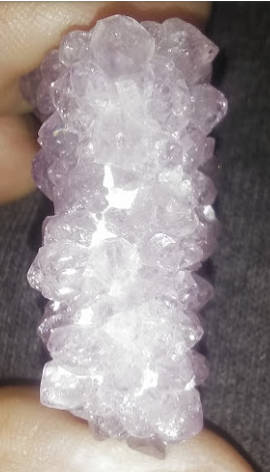 Amethyst Spirit Quartz  purification, protection, and spiritual evolution.
