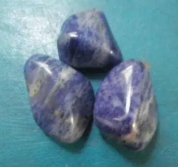 3X Sodalite popular healing stone due to its beauty, powerful energy, strong healing properties