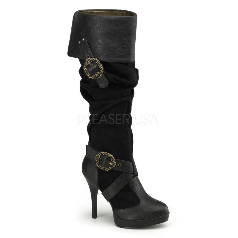 Platform Cuffed Knee Boot - size chart inside*FREE SHIPPING*