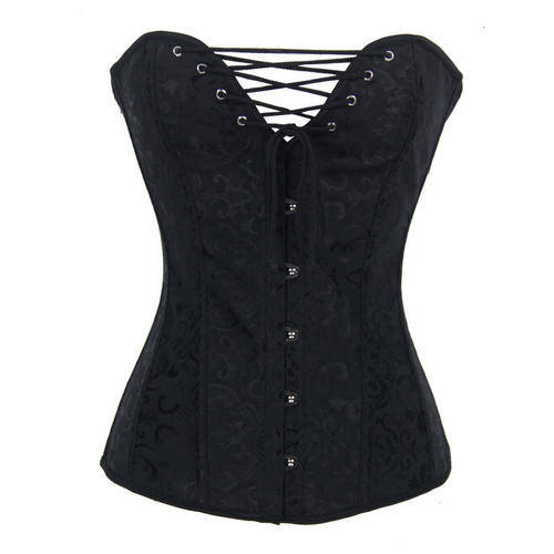 Front Lace Up Busk Closure Steel Bone  Corset  S,M,L,XL,2XL