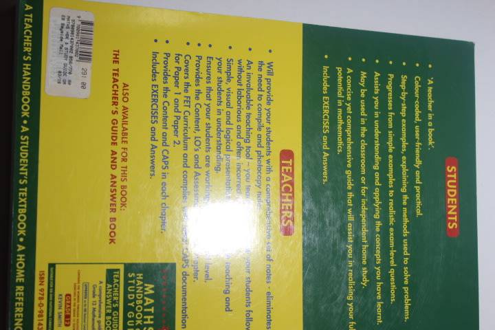 Maths Made Easy Grade 12 ( Hand Book and Study Book) CAPS Compliant - Kevin Smith