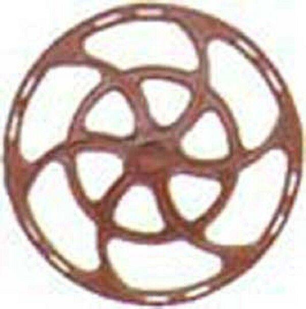Kadee : Equipco Brake Wheels (Red Oxide ) HO
