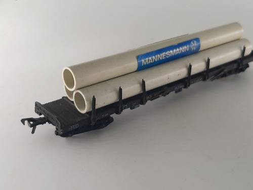 Fleishmann Pipe Load Wagon