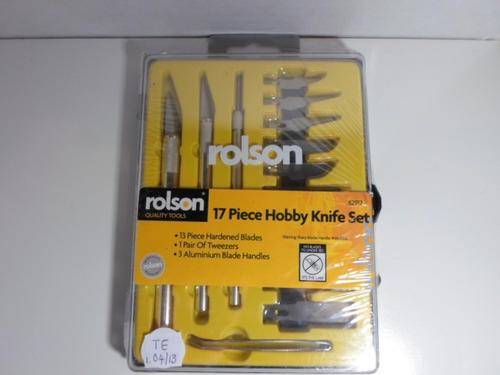 Rolson : 17 Piece Hobby Knife Set