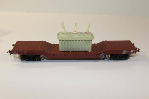 Flatbed with transformer load