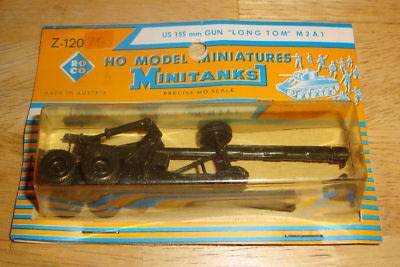 Roco Mini Tanks : US155mm Gun "Long Tom" Canon