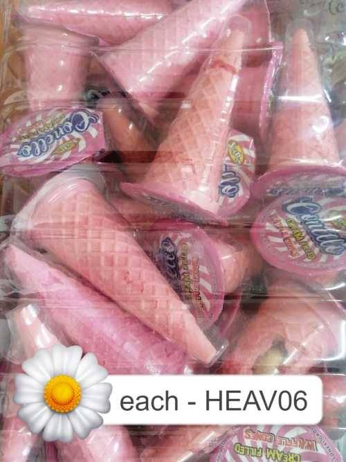 Strawberry Cone Chocolate wafers