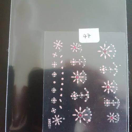 pink nail art stickers