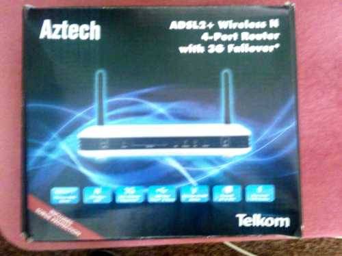 Aztech ADSL wireless router as New