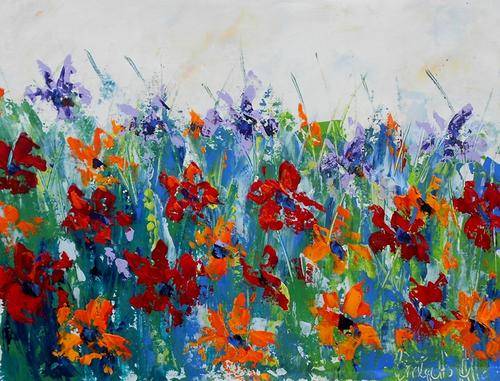 SA Artist Bridgette Allan Beautiful flower study