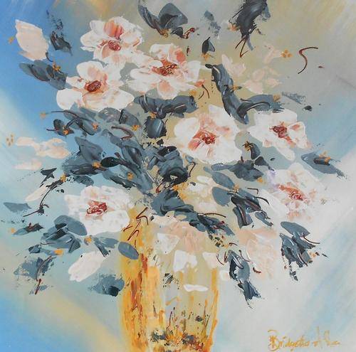 thoughts of spring . Original South African art !