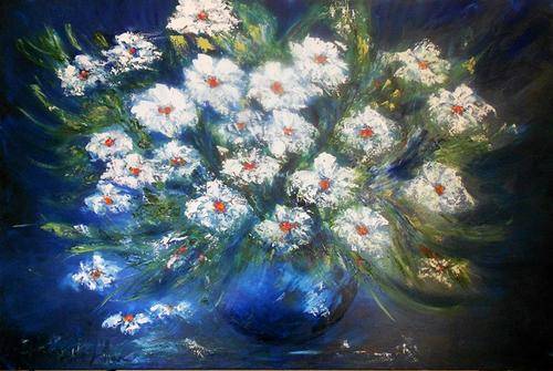 SA Artist Bridgette Allan Original  OIL on large stretched canvas !