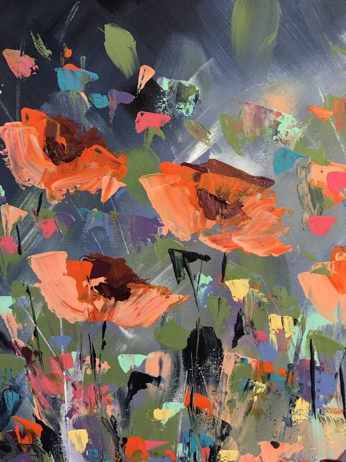 SA artist Bridgette Allan - original painting on canvas