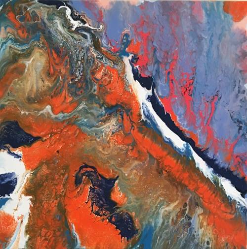 Original Art ABSTRACT Bridgette Allan