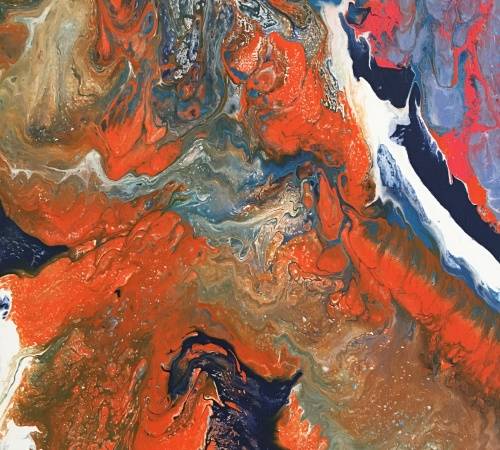 Original Art ABSTRACT Bridgette Allan