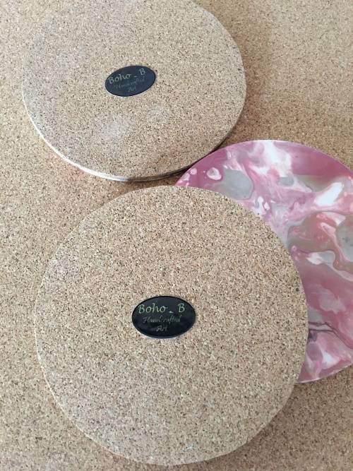 COASTER SET (4) handcrafted