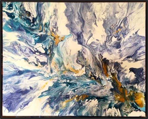 Original Art ABSTRACT Bridgette Allan
