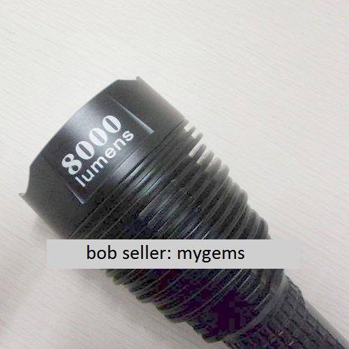 8000 ???? lumens CREE Led RechargableTorches - With beamshots so you SEE what you get