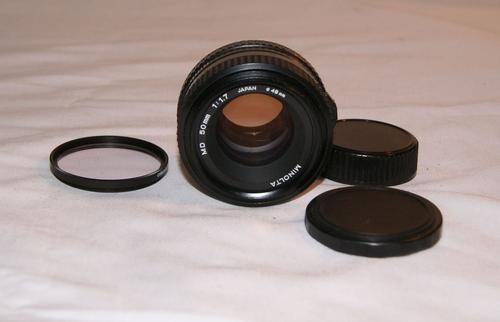 Minolta 50mm1:1.7 MD mount lens