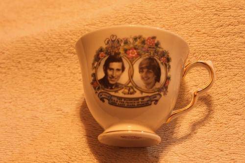Collectors piece - Bone China "Queen Anne" Tea cup Princess Diana and Prince Charles 21 July 1981